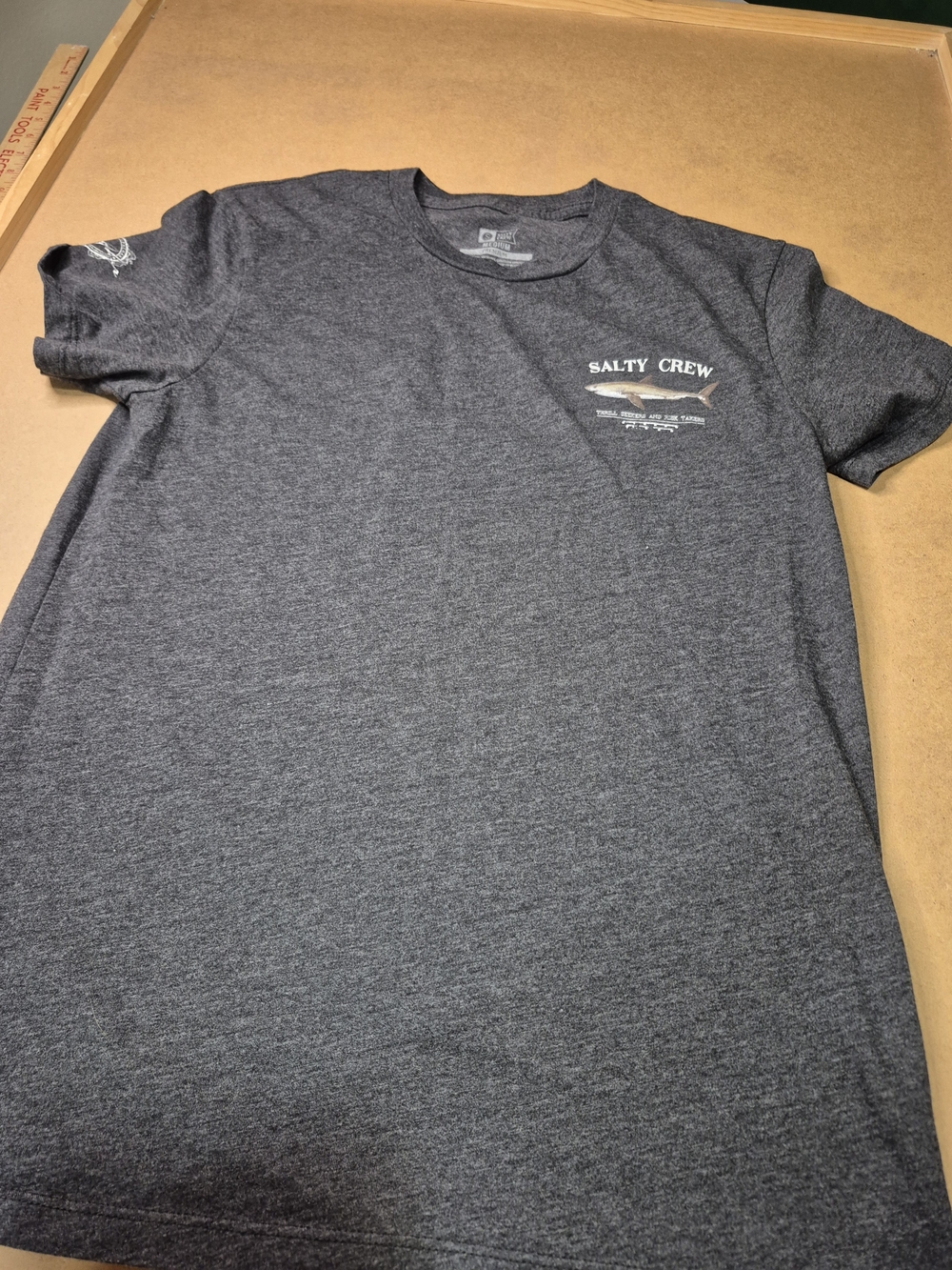 Salty Crew Men’s Heather Charcoal Crew Neck T-Shirt 4142/446